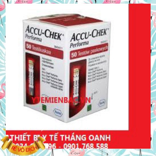 QUE THỬ ĐƯỜNG HUYẾT ACCU- CHEK PERFORMA HỘP 50 TEST