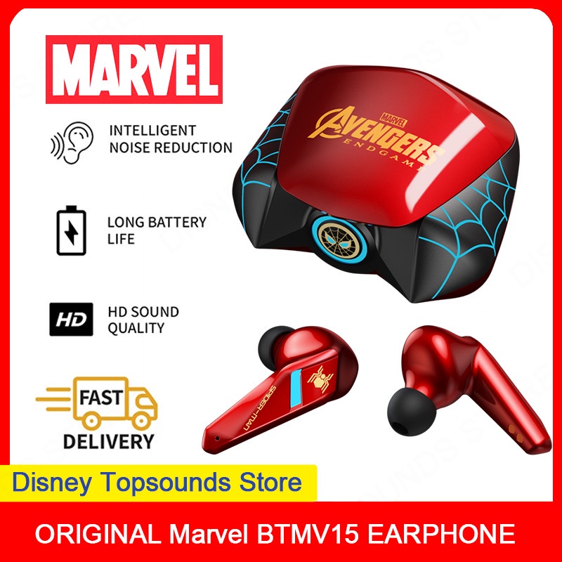 Tai nghe nhét tai không dây DISNEY BTMV15 bluetooth 5.0 độ trễ thấp âm thanh rõ ràng giảm tiếng ồn tích hợp mi cờ rô