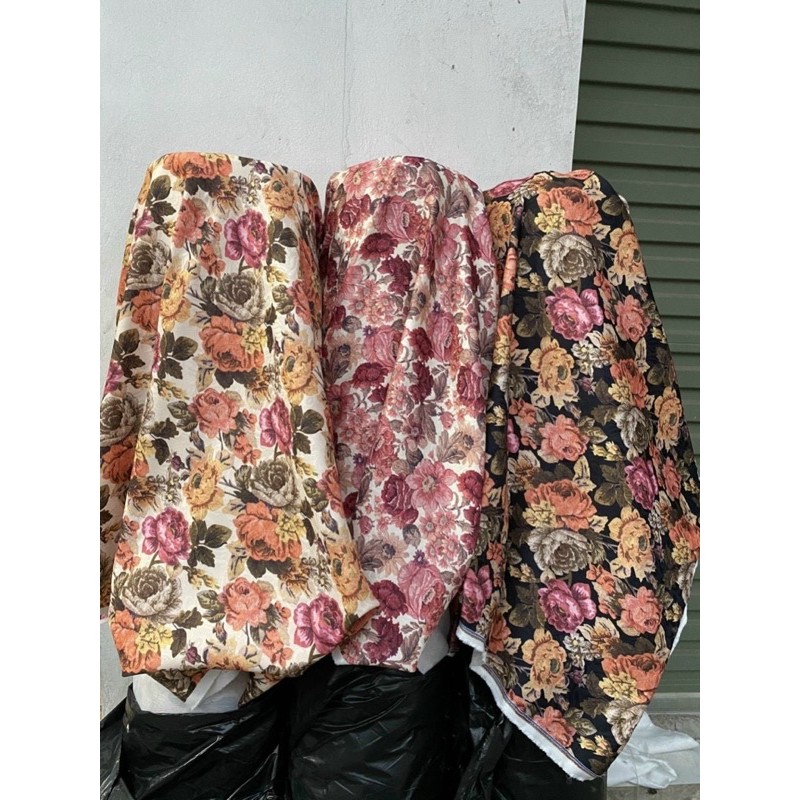 Vải TƠ HOA và MANGO HOA