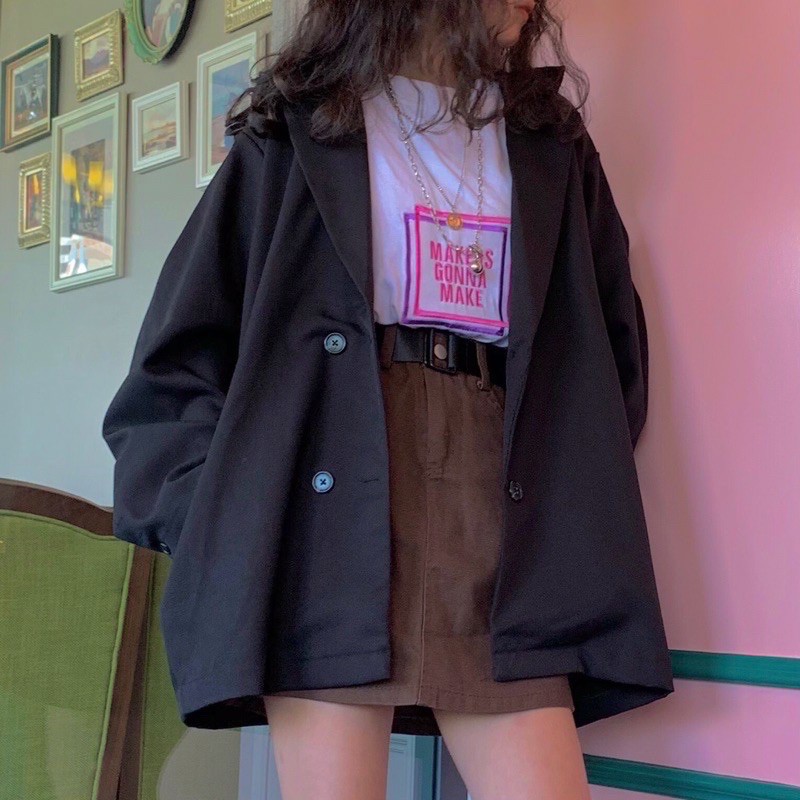 Áo khoác vest ulzzang (Blazer) có túi | BigBuy360 - bigbuy360.vn