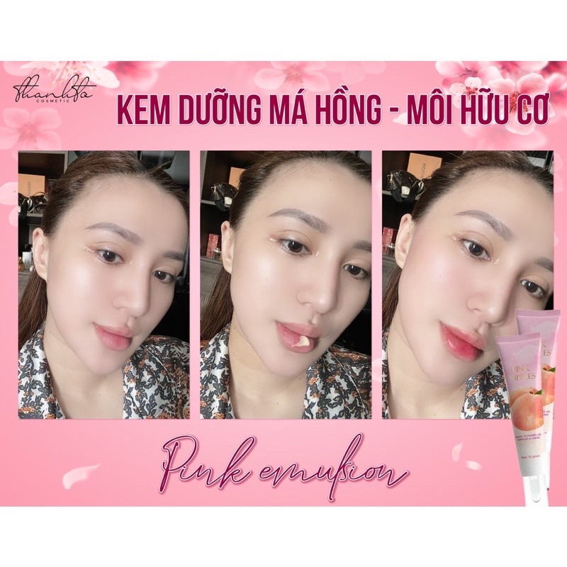 Kem Dưỡng Má Hồng - Pink Emulsion Hồng Môi Hồng T.i Thanh Tô