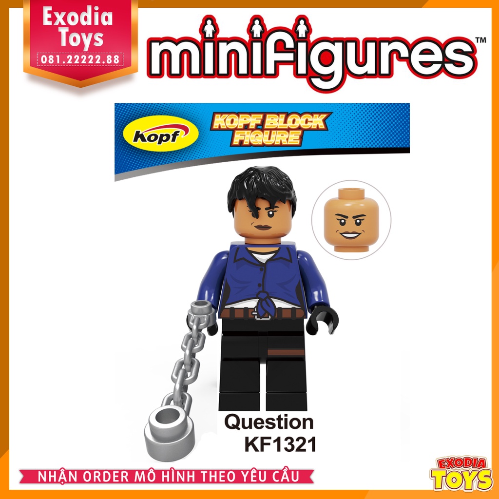 Xếp hình Minifigure DC Comics Birds of Prey: Cuộc lột xác của Harley Quinn - Đồ Chơi Lắp Ghép Sáng Tạo - KF6113