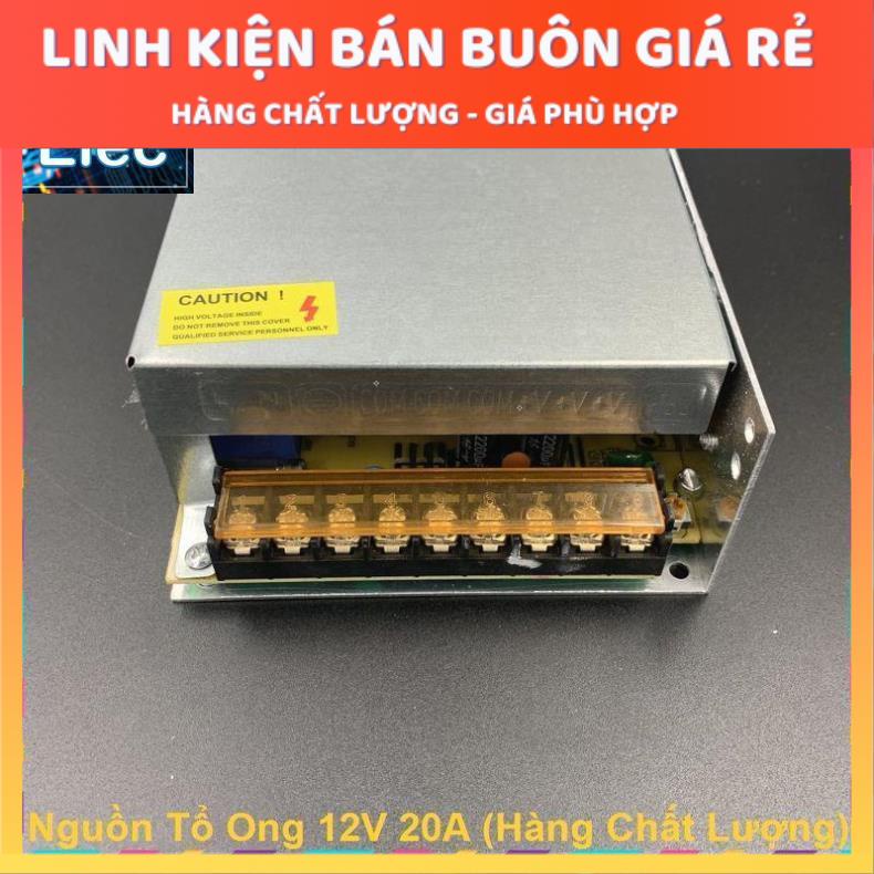Nguồn Tổ Ong 12V 20A (Hàng Chất Lượng)