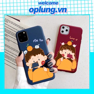 Ốp iphone 7plus- Ốp lưng cặp đôi selfie trơn 6/6s/6plus/6splus/7/8/7plus/8plus/x/xs/xsmax/11/11promax- a272