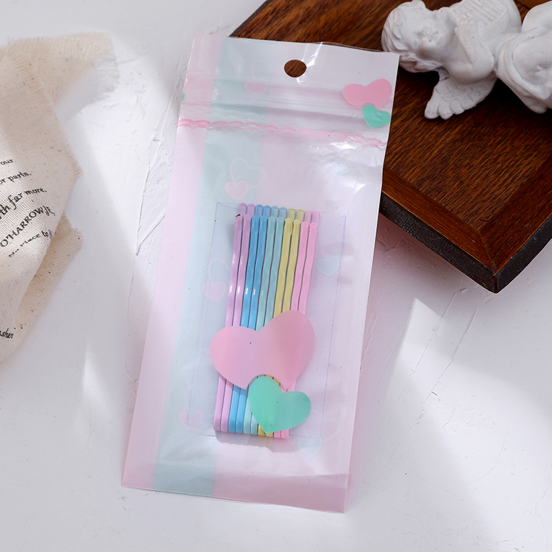 Set 10 Kẹp Tóc Màu Kẹo Dễ Thương Phong Cách Hàn Quốc
