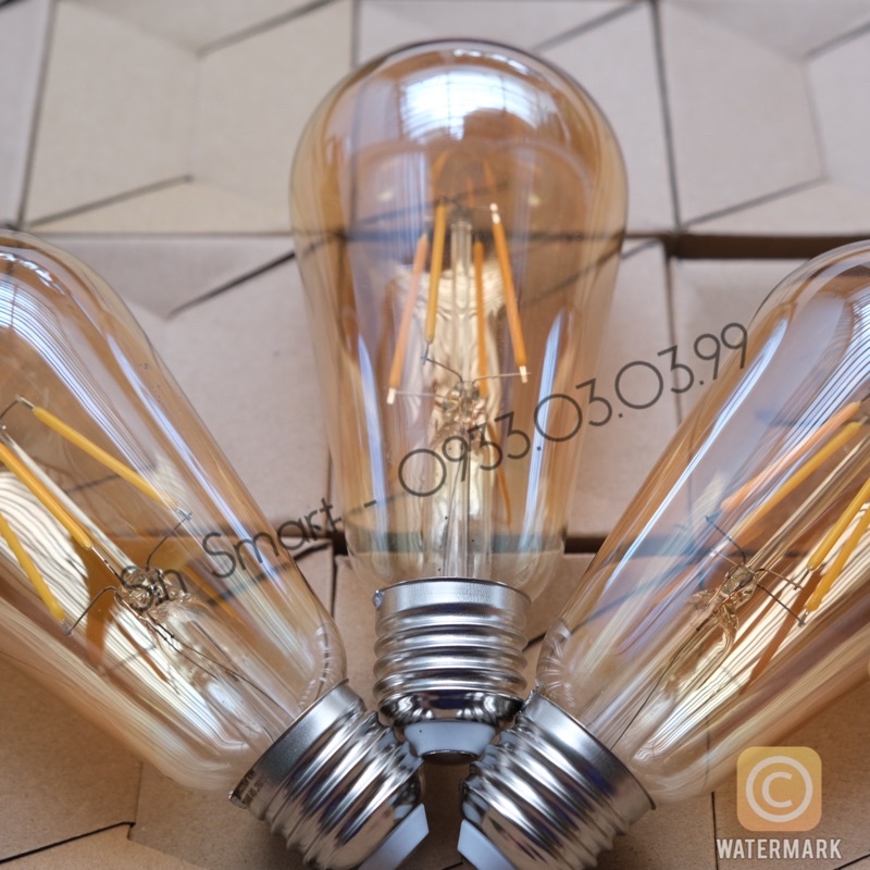 Bóng đèn Edison Vintage SIN 40W E27 đèn sợi đốt