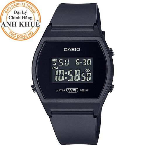 Đồng hồ nữ dây nhựa Casio Anh Khuê LW-204-1BDF