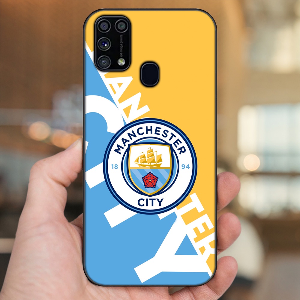 Ốp lưng Samsung M31 viền đen in hình Manchester City MC