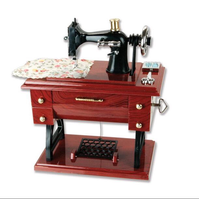 Hộp máy may mini phong cách vintage