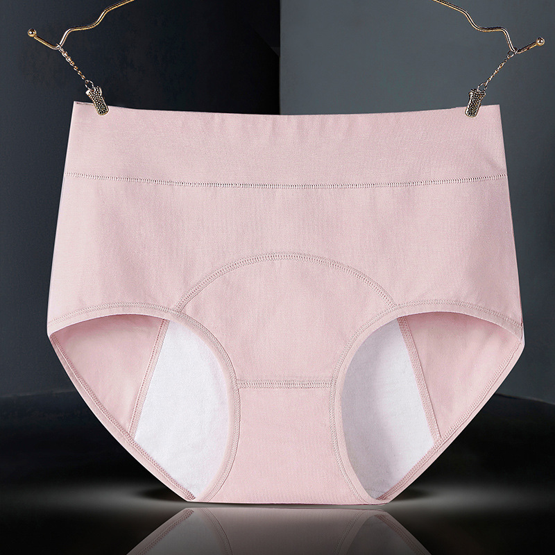 Quần Lót Cotton Lưng Cao Chống Rò Rỉ Dành Cho Nữ