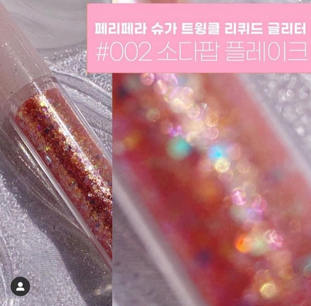 Nhũ kim tuyến dạng lỏng Peripera Sugar Twinkle Liquid Glitter