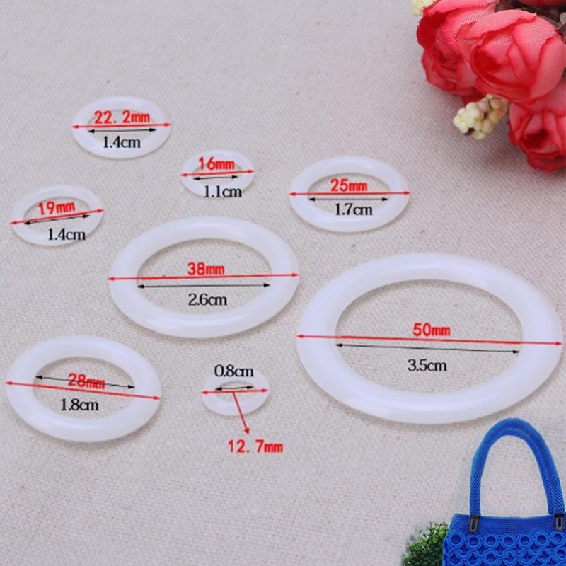 Set 30 Vòng Móc Rèm Cửa Hình Chữ o Bằng Nhựa