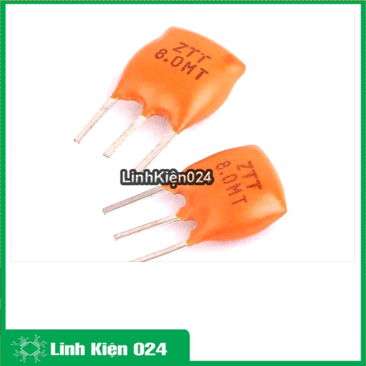 Thạch Anh 3 Chân 8Mhz Chân Cắm