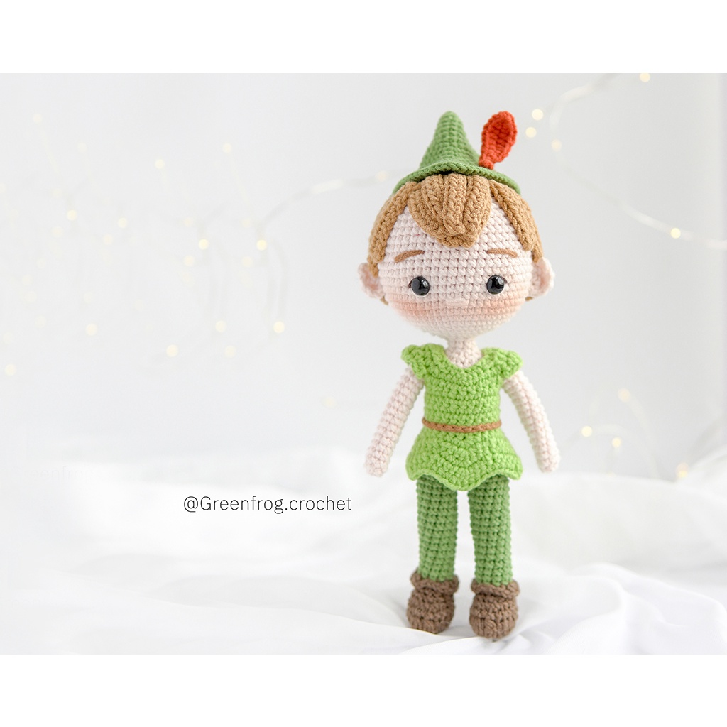 Búp bê Hoàng tử bằng len móc handmade cho bé, Búp bê bằng len móc, 100% sợi cotton - Ami House