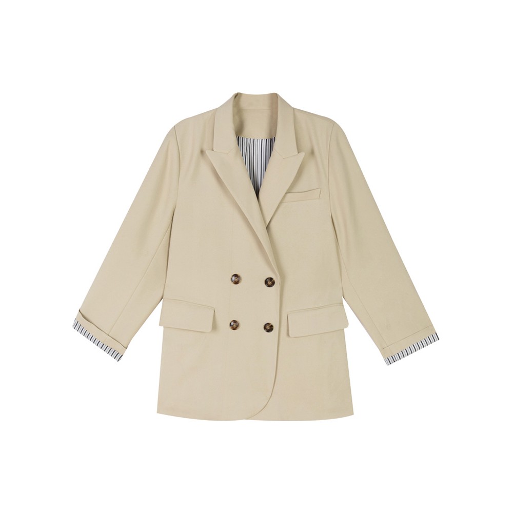 [DORYPONY] ÁO KHOÁC BLAZER TRƠN TAY SỌC DODO KOREAN STYLE SUIT – AK113 (2 màu) | Có up ảnh thực tế | BigBuy360 - bigbuy360.vn