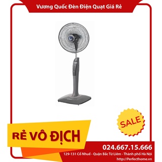 ⚡️FLASH SALE 50%⚡️{ Hàng chính_hãng}Quạt cây Mitsubishi LV16-RA CY-GY màu ghi đậm, Điều khiển từ xa, nhập khẩu Thái Lan