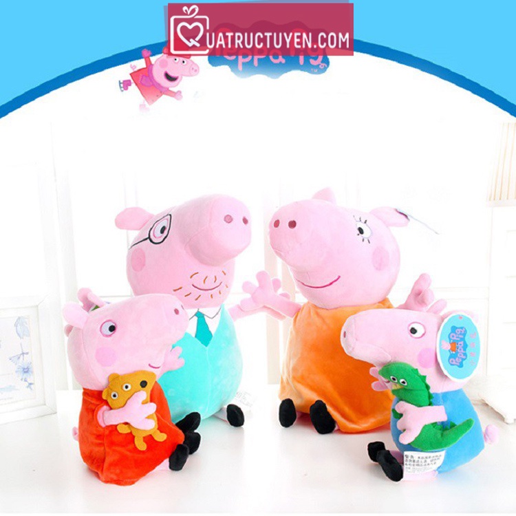 Heo bông Peppa Pig nhiều mẫu