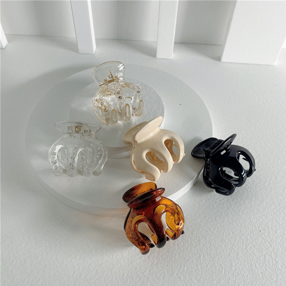 Kẹp Tóc Nhựa Thiết Kế Hình Học Đa Dạng Nhiều Màu Thời Trang Cho Nữ 2life