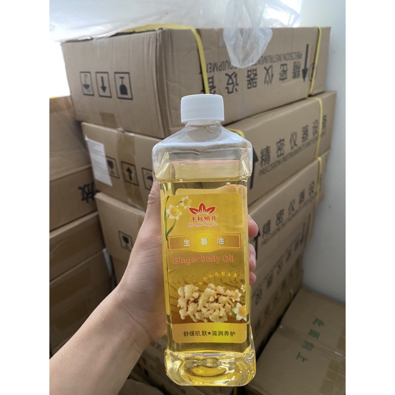 Tinh dầu gừng massa body 1000ml giá tốt nhất shopee