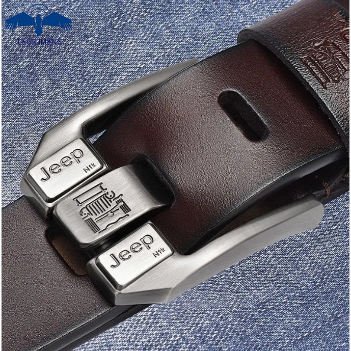 Thắt Lưng Da Khóa Hợp Kim Phong Cách Doanh Nhân Thời Trang Cho Nam