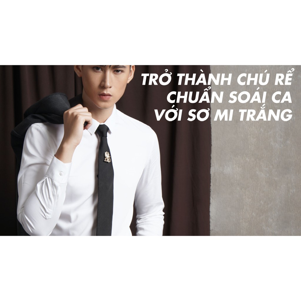 XẢ KHO - Sơ mi cao cấp trắng - Dài tay