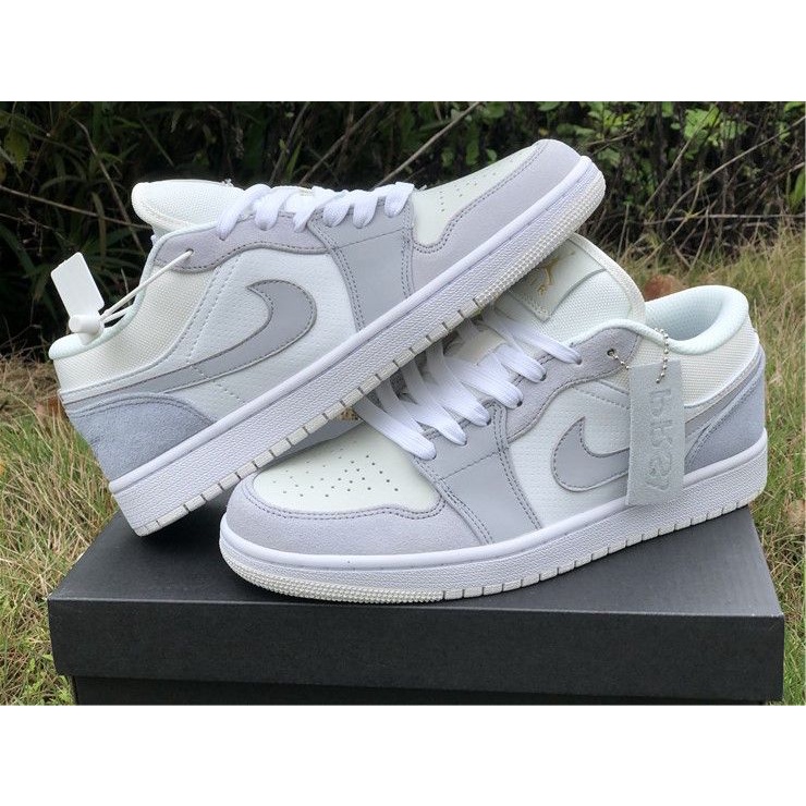 Giày Sneaker Nam Nữ - Giày Nike Jordan JD 1 Low Xanh Ngọc Cổ Thấp Cao Cấp Full Box Bill