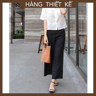 Quần suông ống rộng hàng thiết kế chuẩn phom công sở, mặc đi học đi làm
