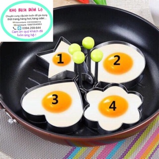 Khuôn Chiên Trứng-Bộ Khuôn Chiên Trứng,Chiên Bánh Tạo Hình(có video hướng dẫn)