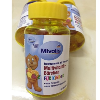 Kẹo gấu Mivolis Multivitamin Barchen Vị Trái Cây - Nội địa Đức - 60 viên