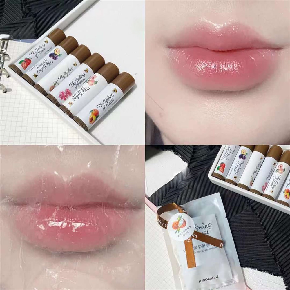 [Hàng mới về] Son môi HERORANGE dưỡng ẩm không màu thay đổi màu sắc theo nhiệt độ