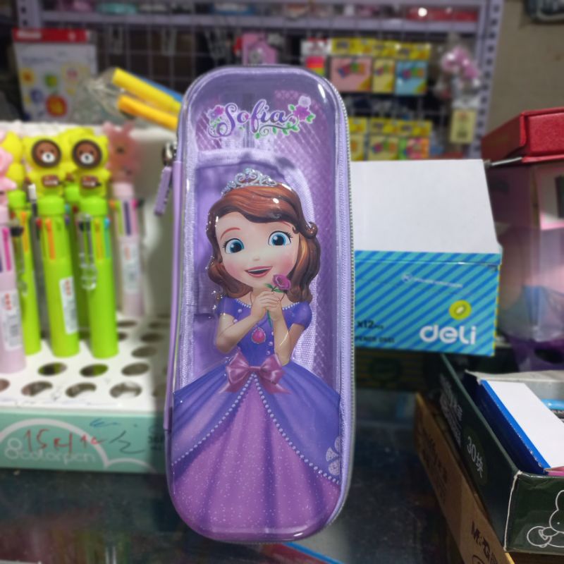 Hộp bút bóng Hologram công chúa