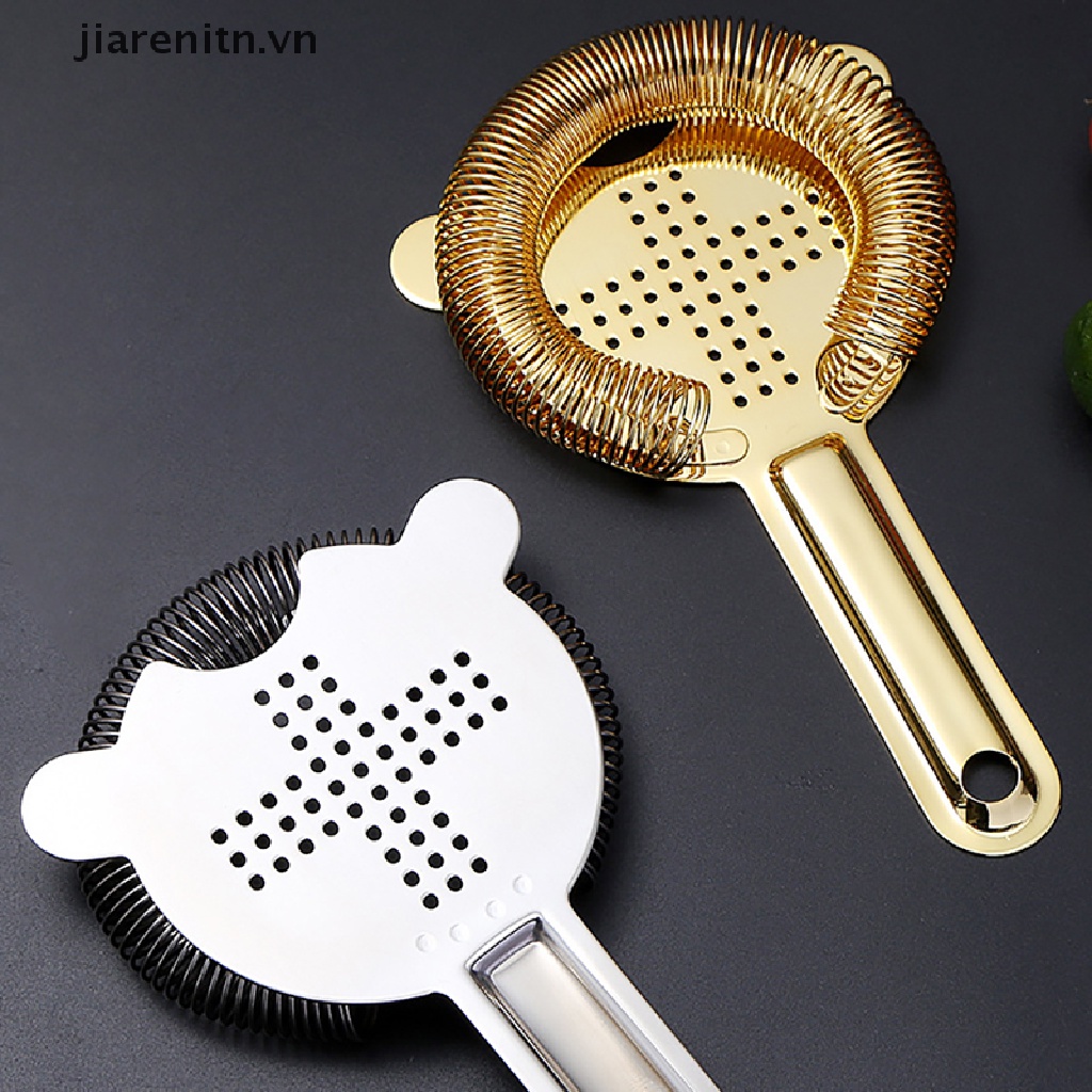 Jiarenitn Bar Strainer Cocktail Strainer Bar Sprung Cocktail Shaker Mixed Drink Tools vn