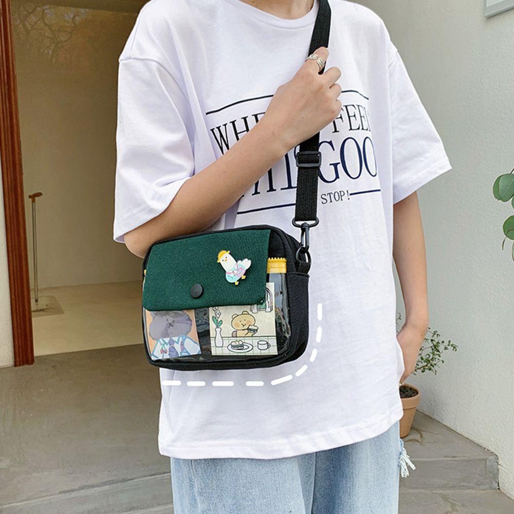 ROSE Shoulder Bag Men Canvas Casual Messenger Bags
