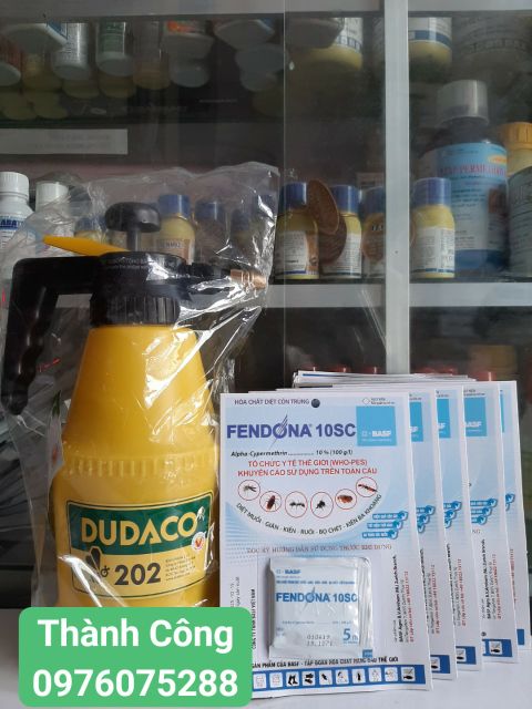 1 Bình xịt Dudaco + 5 gói Fendona 10SC