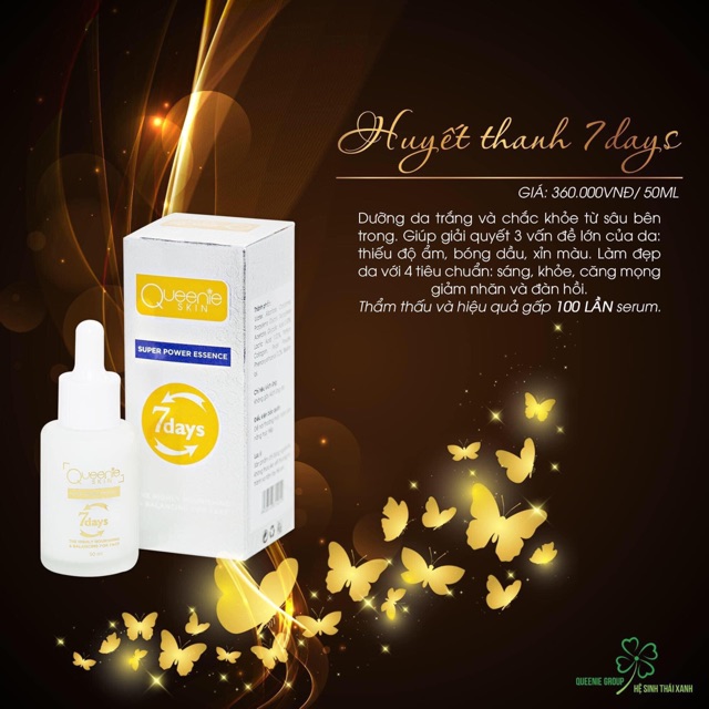 Huyết thanh dưỡng trắng 7days