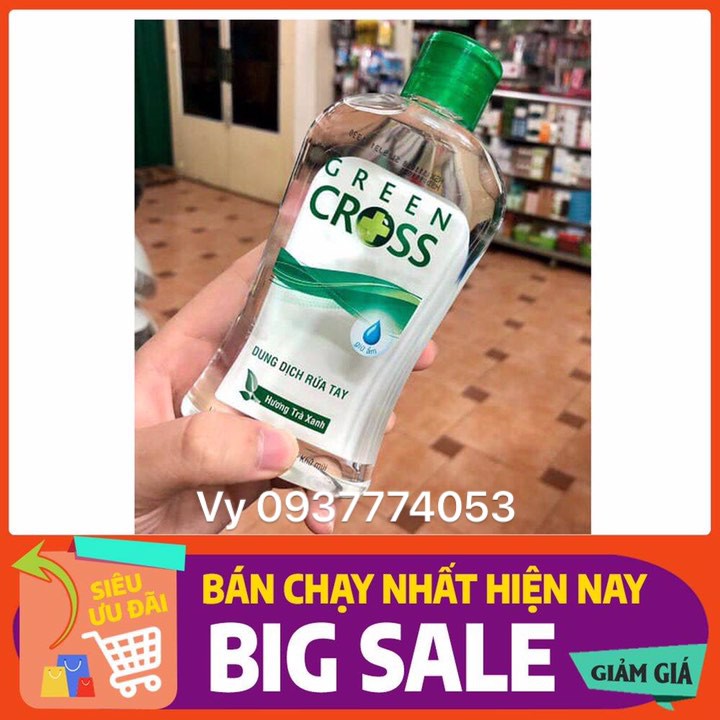 Nước rửa tay Green cross hương trà xanh 250ml | BigBuy360 - bigbuy360.vn