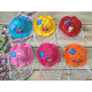 Mũ Kèm Khăn Voan Cho Bé Gái sơ Sinh Đến 1 Tuổi