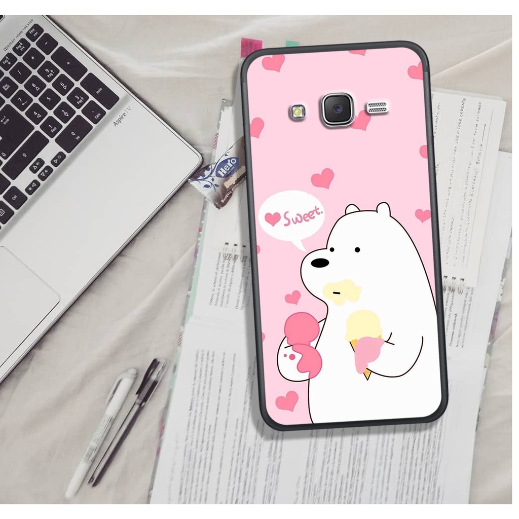 Ốp Lưng SamSung J5 2015/7 2015/J1 2016/J2 Prime. In Hình Gấu Bắc Cực Cute.