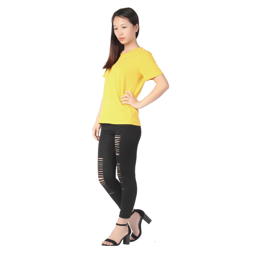 Quần legging rách phong cách gothic cổ điển