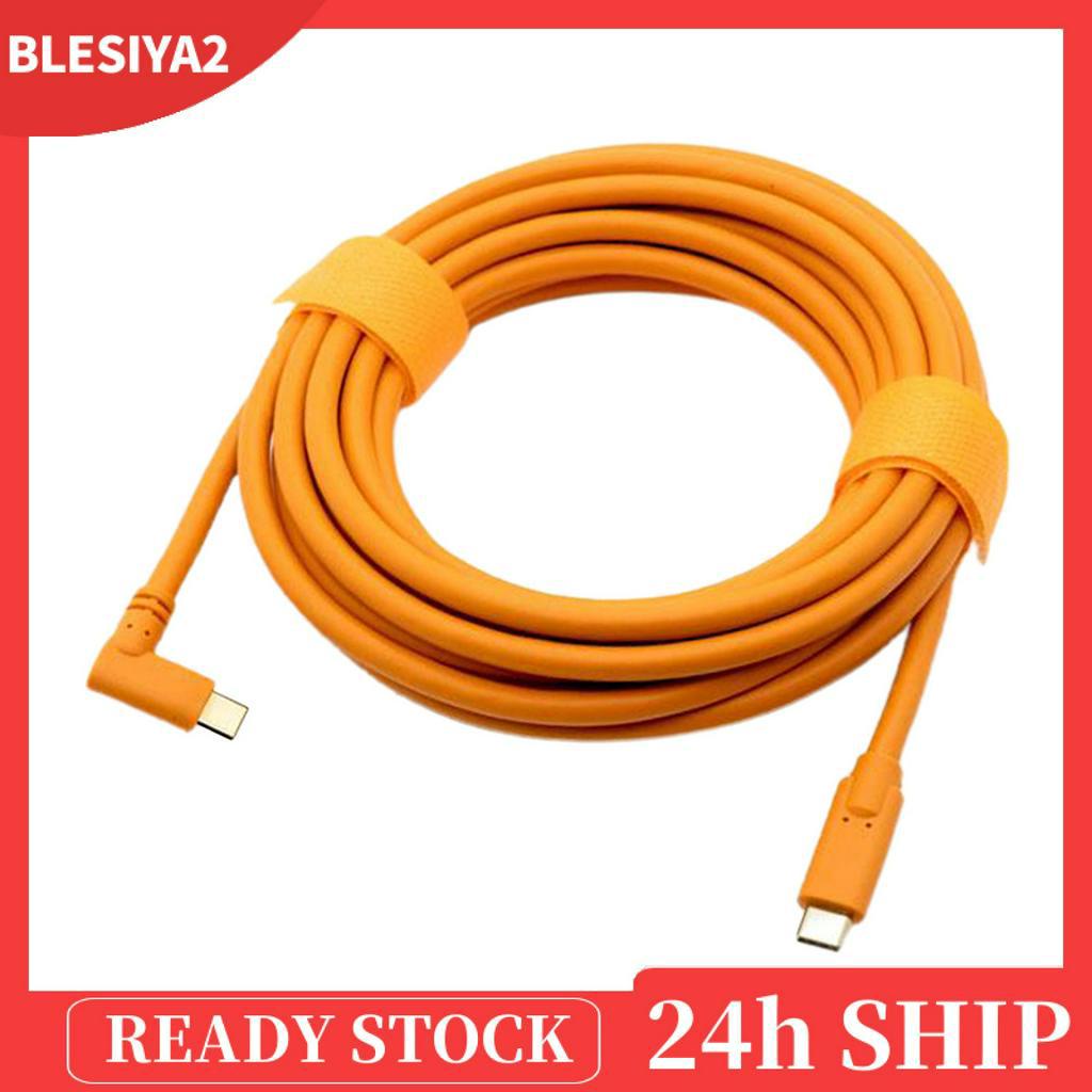 Cáp chuyển đổi type C sang type C góc 90 độ bằng đồng cho Quest 2 3m