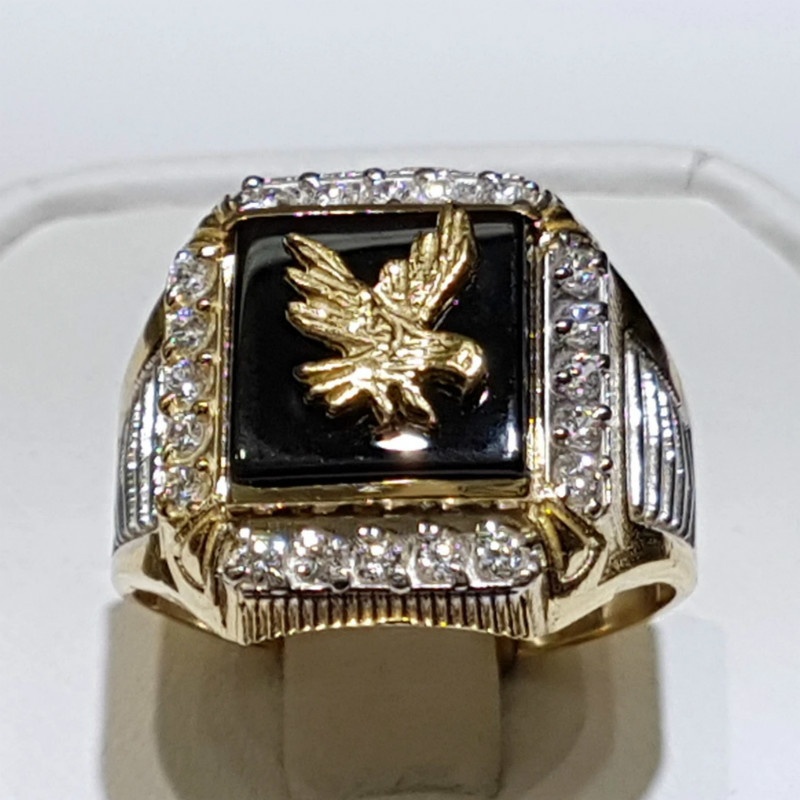 Nhẫn Thời Trang Mạ Vàng 18K Hình Đại Bàng Độc Đáo