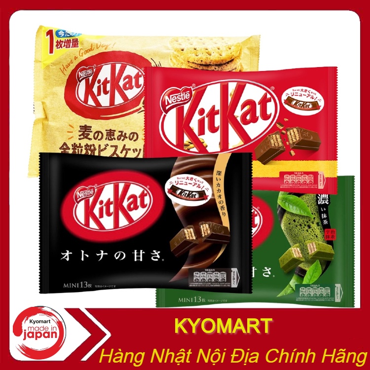 [Mã 155FMCGSALE giảm 7% đơn 500K] ( Date t7/2022) Bánh KitKat các vị Nhật Bản