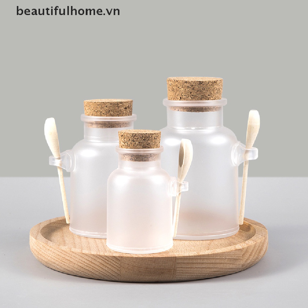Bình Nhựa Rỗng Đựng Muối Tắm Tiện Dụng