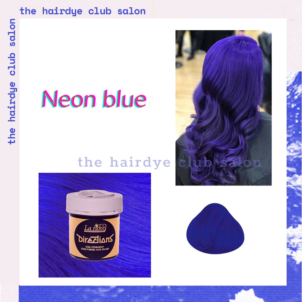 Thuốc nhuộm Semi-pernament Lariche Directions màu Neon Blue