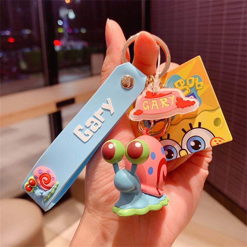 Móc Chìa Khóa Họa Tiết Hoạt Hình Spongebob Vui Nhộn