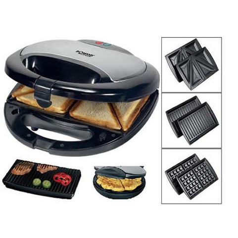 Máy nướng bánh mì sandwich Tiross TS513 - Máy làm bánh waffle - Chính hãng - Bảo hành 12 tháng