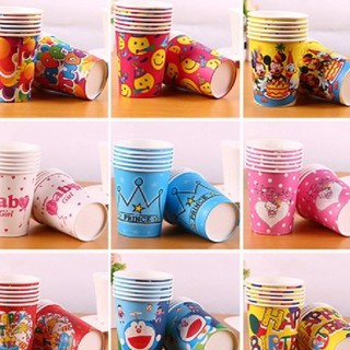 Set 5 cốc giấy hoạt hình ngộ nghĩnh