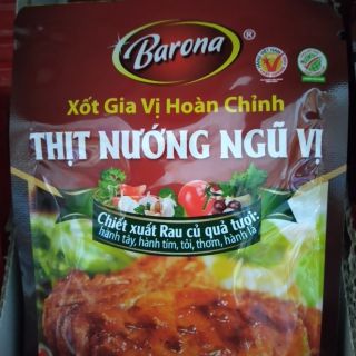 Xốt gia vị hoàn chỉnh thịt nướng ngũ vị 80g