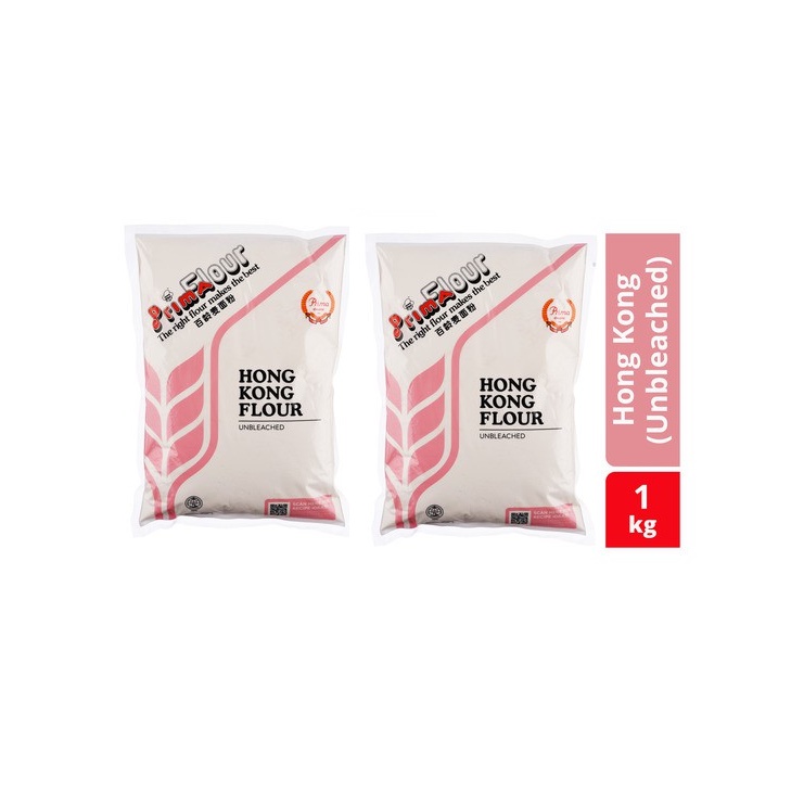 Bột mì Hong Kong Prima màu hồng gói 1kg