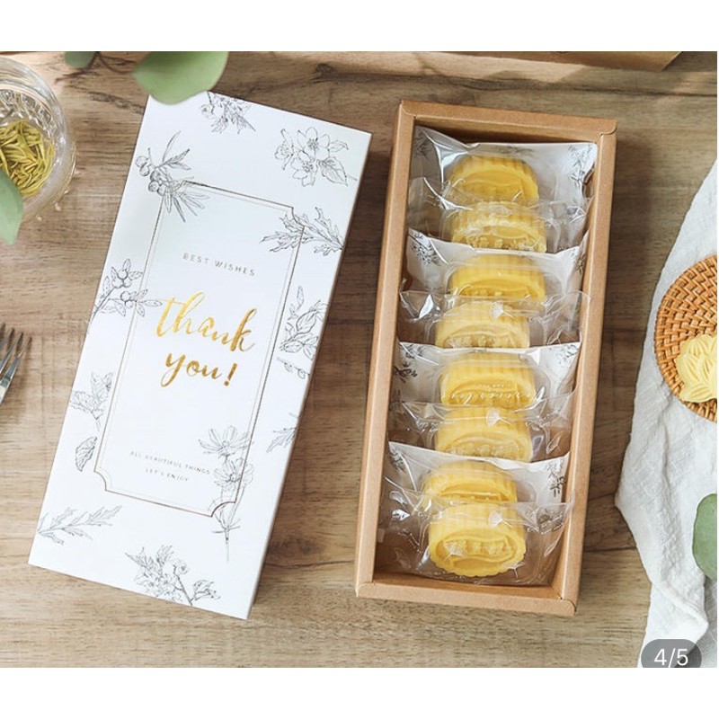 100 túi đựng bánh dứa 7x12cm